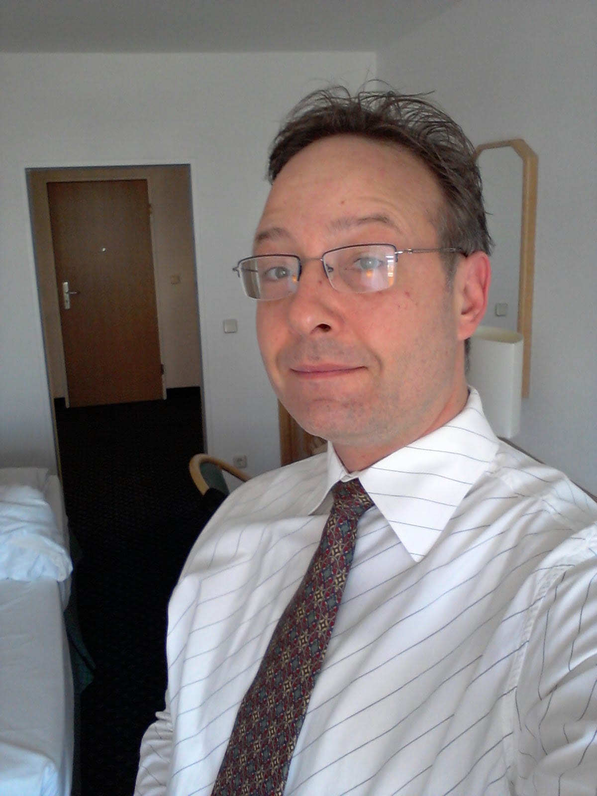 David Kirschey vor seiner Transformation - litt unter schweren Depressionen